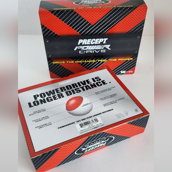 GOLF BALLS 2 boxes 24 balls total. Precept Power drive golf balls 12 eac… - Picture 6 of 7